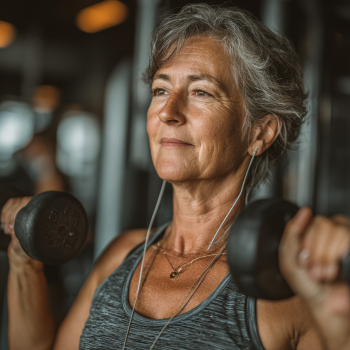 Persoane mature făcând yoga în parc